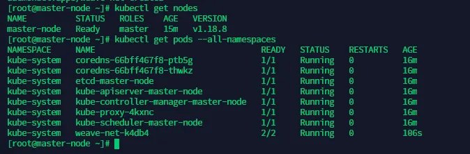 command output
