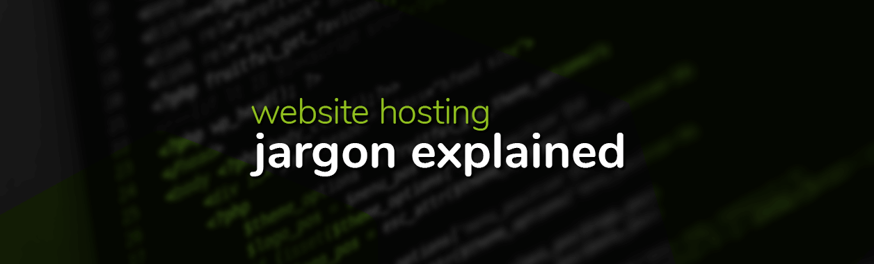 website hosting jargon explained